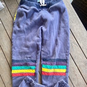 Mini Boden Unisex Sz 11y Blue Sweatpants w/ 🌈 GUC
